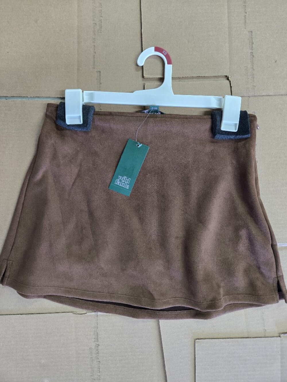 NWT Wild Fable Brown Miniskirt
